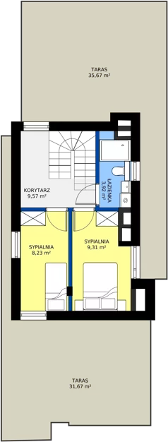 4 pokoje, mieszkanie 61,16 m², piętro 2, oferta nr 20, Fabryka na Pradze Radzymińska 14, Warszawa, Praga Północ, ul. Radzymińska 14