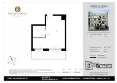 1 pokój, lokal inwestycyjny 25,71 m², piętro 2, oferta nr 24, Fabryka na Pradze Radzymińska 14 - lokale inwestycyjne, Warszawa, Praga Północ, ul. Radzymińska 14
