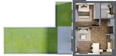 2 pokoje, mieszkanie 37,51 m², piętro 1, oferta nr M.1.9, Lipowa 43, Łódź, Polesie, Stare Polesie, ul. Lipowa 43