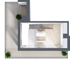 3 pokoje, mieszkanie 70,89 m², piętro 3, oferta nr M15, Aura Orłowo, Gdynia, Orłowo, Kolibki, ul. Aleja Zwycięstwa 193