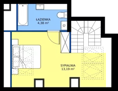 1 pokój, apartament 43,35 m², piętro 2, oferta nr 23, Marina Residence Puck, Puck, ul. Aleja Lipowa 4