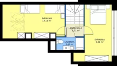 3 pokoje, apartament 55,91 m², piętro 2, oferta nr 22, Marina Residence Puck, Puck, ul. Aleja Lipowa 4