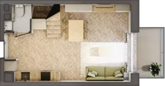 1 pokój, apartament 47,95 m², piętro 2, oferta nr 17, Marina Residence Puck, Puck, ul. Aleja Lipowa 4
