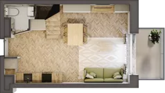1 pokój, apartament 48,03 m², piętro 2, oferta nr 67, Marina Residence Puck, Puck, ul. Aleja Lipowa 4