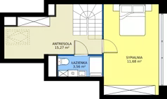 2 pokoje, apartament 58,90 m², piętro 2, oferta nr 68, Marina Residence Puck, Puck, ul. Aleja Lipowa 4
