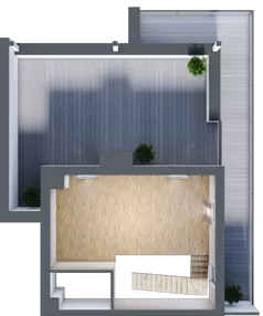 1 pokój, mieszkanie 65,48 m², piętro 3, oferta nr M28, Osiedle Wędrowna bud. B1, Lublin, Sławin, ul. Wędrowna