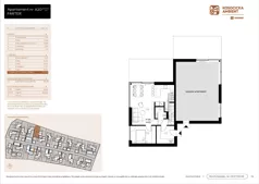 5 pokoi, mieszkanie 101,03 m², parter, oferta nr A20, Kosocicka Ambient, Kraków, Podgórze Duchackie, Piaski Wielkie, ul. Kosocicka
