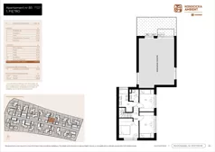 5 pokoi, mieszkanie 101,30 m², parter, oferta nr B5, Kosocicka Ambient, Kraków, Podgórze Duchackie, Piaski Wielkie, ul. Kosocicka