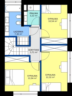 5 pokoi, mieszkanie 101,30 m², parter, oferta nr B5, Kosocicka Ambient, Kraków, Podgórze Duchackie, Piaski Wielkie, ul. Kosocicka