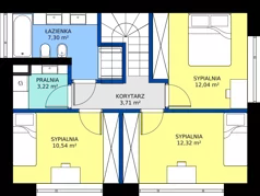 5 pokoi, mieszkanie 101,30 m², parter, oferta nr B1, Kosocicka Ambient, Kraków, Podgórze Duchackie, Piaski Wielkie, ul. Kosocicka