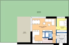 5 pokoi, mieszkanie 101,03 m², parter, oferta nr A7, Kosocicka Ambient, Kraków, Podgórze Duchackie, Piaski Wielkie, ul. Kosocicka