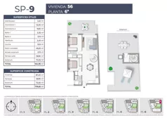 3 pokoje, mieszkanie 87,20 m², piętro 6, oferta nr 56, Av. de las Habaneras, Torrevieja, Av. de las Habaneras