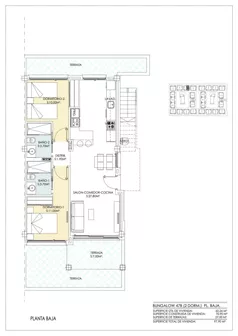 2 pokoje, mieszkanie 60,26 m², parter, oferta nr 47, Calpe, Torrevieja, c. Calpe