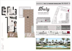 3 pokoje, mieszkanie 78,11 m², piętro 1, oferta nr 1306, Lo Marabu, Quesada, c. Gijon