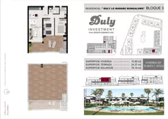 3 pokoje, mieszkanie 72,90 m², piętro 1, oferta nr 307, Lo Marabu, Quesada, c. Gijon