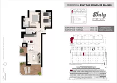 2 pokoje, mieszkanie 75,69 m², piętro 5, oferta nr D.501, San Miguel De Salinas, San Miguel de Salinas, c. Schubert / Verdi