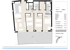 4 pokoje, mieszkanie 91,36 m², piętro 3, oferta nr P10 1F, Toros los Urb Aldea Beach, Alcorrín, c. de Los Fenicios