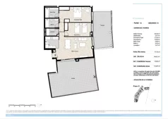 3 pokoje, mieszkanie 77,10 m², piętro 2, oferta nr P13 2B, Toros los Urb Aldea Beach, Alcorrín, c. de Los Fenicios