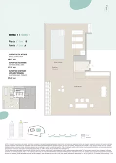 4 pokoje, mieszkanie 109,17 m², piętro 18, oferta nr 18A, Av. Europa, Calpe, Avenida Europa