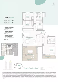 4 pokoje, mieszkanie 109,17 m², piętro 18, oferta nr 18A, Av. Europa, Calpe, Avenida Europa