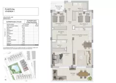 5 pokoi, mieszkanie 174,43 m², parter, oferta nr 2/5/1., Santa Pola, Santa Pola, c. Toledo