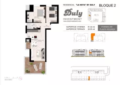 3 pokoje, apartament 81,32 m², piętro 2, oferta nr 209, LA HOYA BY DULY, Torrevieja, c. Lagos de Covadonga