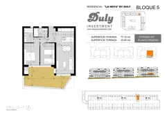 3 pokoje, apartament 77,10 m², piętro 1, oferta nr 507, LA HOYA BY DULY, Torrevieja, c. Lagos de Covadonga
