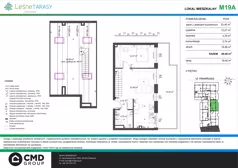 2 pokoje, mieszkanie 60,46 m², piętro 2, oferta nr M19A, Leśne Tarasy III, Zalasewo, ul. Jana Heweliusza 14A