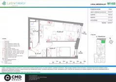 2 pokoje, mieszkanie 32,80 m², piętro 1, oferta nr M16B, Leśne Tarasy III B, Zalasewo, ul. Jana Heweliusza