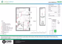 2 pokoje, mieszkanie 29,48 m², piętro 2, oferta nr M22B, Leśne Tarasy III B, Zalasewo, ul. Jana Heweliusza