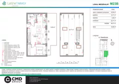 2 pokoje, mieszkanie 60,21 m², piętro 2, oferta nr M23B, Leśne Tarasy III B, Zalasewo, ul. Jana Heweliusza