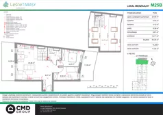 3 pokoje, mieszkanie 69,26 m², piętro 2, oferta nr M25B, Leśne Tarasy III B, Zalasewo, ul. Jana Heweliusza