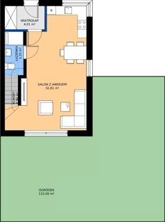 Dom 101,90 m², oferta nr 3, Zielone Zacisze, Kraków, Golkowice