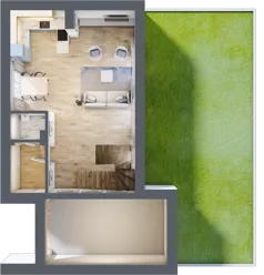 Dom 149,60 m², oferta nr A1, Osiedle Stare Gliwice, Gliwice, Stare Gliwice, ul. Wiejska 35-37