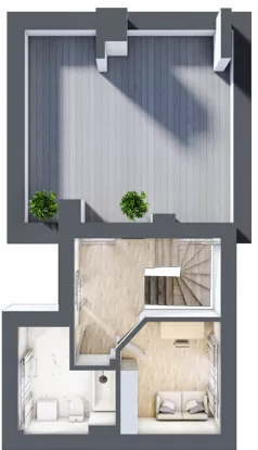Dom 149,60 m², oferta nr A1, Osiedle Stare Gliwice, Gliwice, Stare Gliwice, ul. Wiejska 35-37