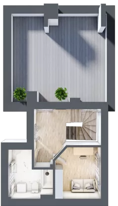 Dom 149,18 m², oferta nr A3, Osiedle Stare Gliwice, Gliwice, Stare Gliwice, ul. Wiejska 35-37