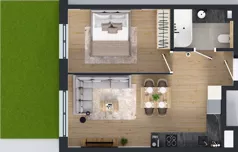 2 pokoje, mieszkanie 37,91 m², parter, oferta nr AA0006, Orneko, Warszawa, Białołęka, ul. Cieślewskich / Ornecka