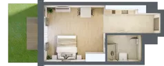 1 pokój, lokal inwestycyjny 33,29 m², parter, oferta nr C1.04, Aquamarina 3, Międzyzdroje, ul. Gryfa Pomorskiego 80 b