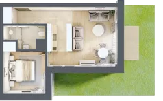 2 pokoje, lokal inwestycyjny 40,05 m², parter, oferta nr C1.09, Aquamarina 3, Międzyzdroje, ul. Gryfa Pomorskiego 80 b