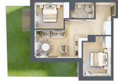 3 pokoje, lokal inwestycyjny 53,95 m², parter, oferta nr C1.08, Aquamarina 3, Międzyzdroje, ul. Gryfa Pomorskiego 80 b