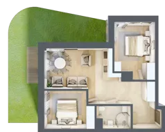 3 pokoje, lokal inwestycyjny 53,98 m², parter, oferta nr D1.08, Aquamarina 3, Międzyzdroje, ul. Gryfa Pomorskiego 80 b