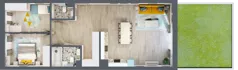 3 pokoje, mieszkanie 76,97 m², piętro 1, oferta nr 01.MB73, Artepolis, Łódź, Polesie, Stare Polesie, ul. Kasprzaka 1