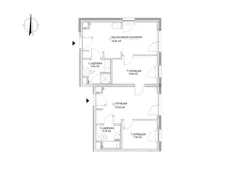 4 pokoje, apartament 62,42 m², parter, oferta nr 28, RZ21, Warszawa, Wilanów, ul. Aleja Rzeczypospolitej 21 
