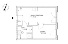 Obiekt 34,11 m², oferta nr 48, RZ21 lokale usługowe, Warszawa, Wilanów, ul. Aleja Rzeczypospolitej 21 