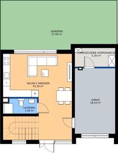 Dom 122,18 m², oferta nr 9, Wzgórze KSM, Kielce, Zagórze, ul. Niestachowska 