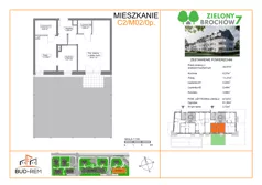 2 pokoje, mieszkanie 47,87 m², parter, oferta nr C2/M02/0P, Zielony Brochów 7, Wrocław, Brochów, Krzyki, ul. Indonezyjska