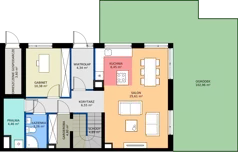 Dom 144,09 m², oferta nr C1, Nowa Jodłowa, Koczargi Stare, ul. Jodłowa