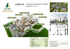 Dom 142,00 m², oferta nr A4, Nowa Jodłowa, Koczargi Stare, ul. Jodłowa