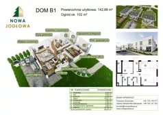 Dom 142,00 m², oferta nr B1, Nowa Jodłowa, Koczargi Stare, ul. Jodłowa