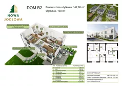 Dom 142,00 m², oferta nr B2, Nowa Jodłowa, Koczargi Stare, ul. Jodłowa